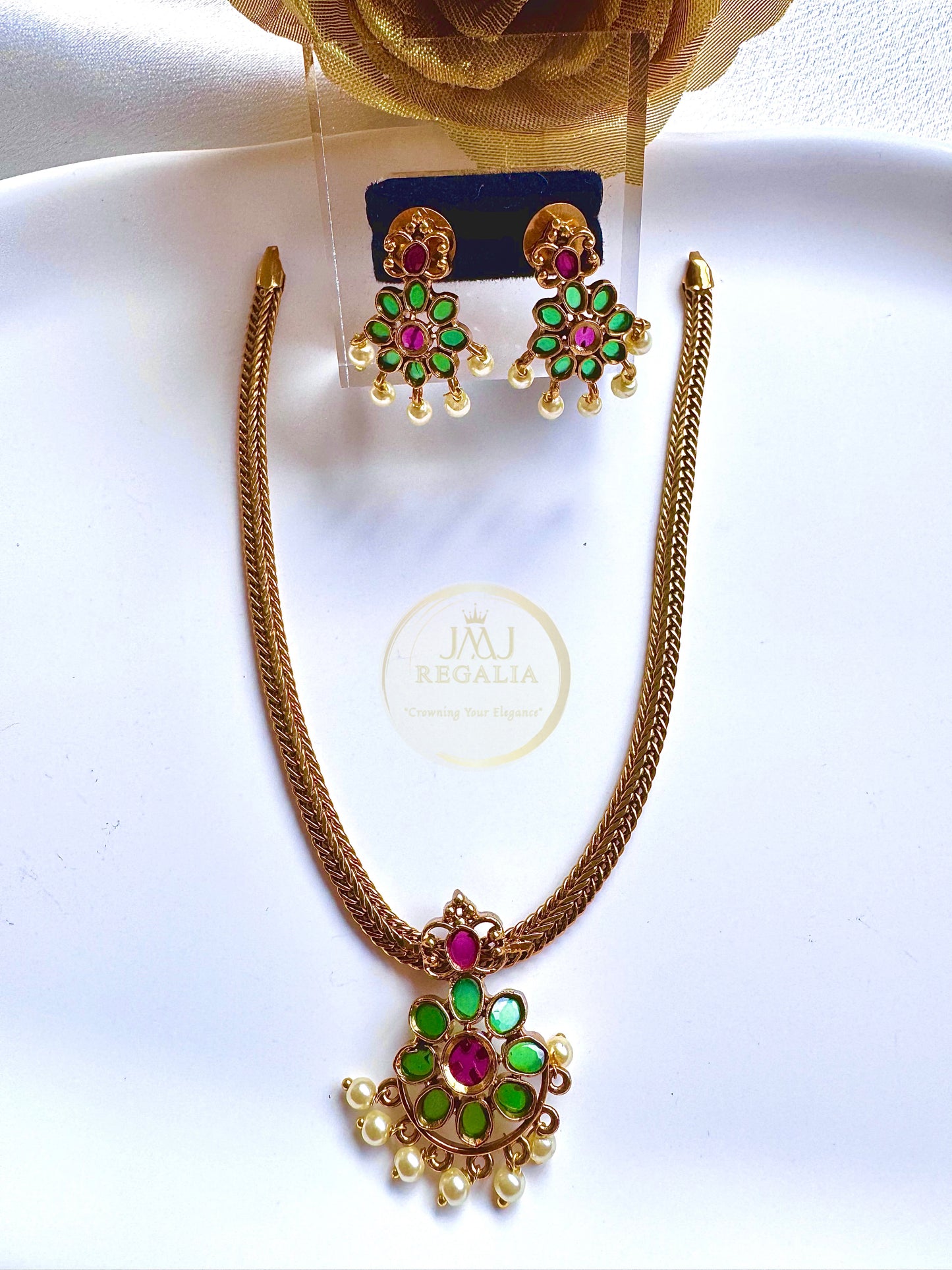 Swarnika - AD Kemp Stone Cute Attigai
