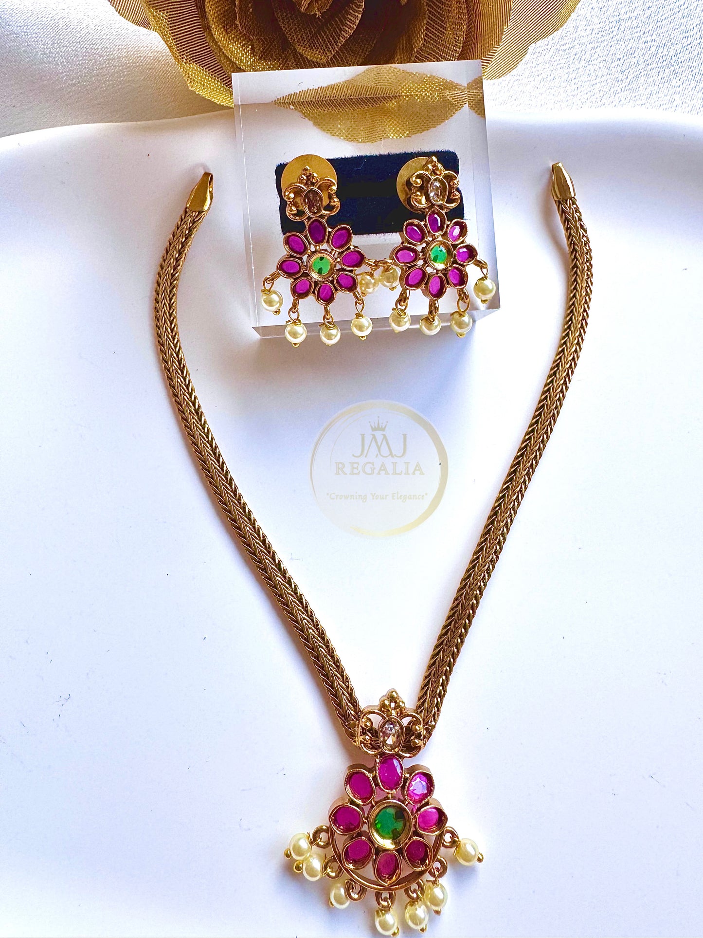 Swarnika - AD Kemp Stone Cute Attigai