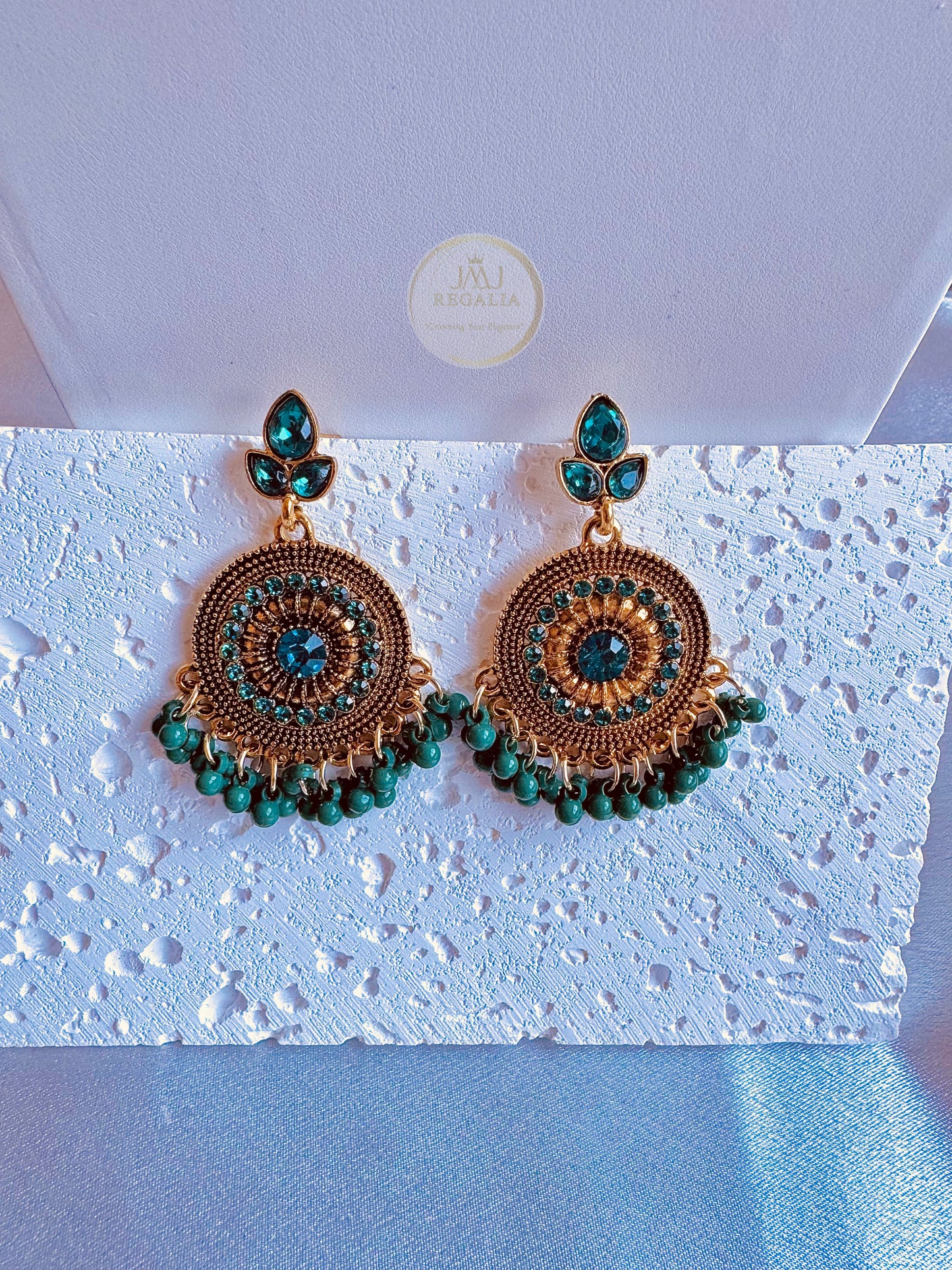Rani Drops - Tassel flower Earrings