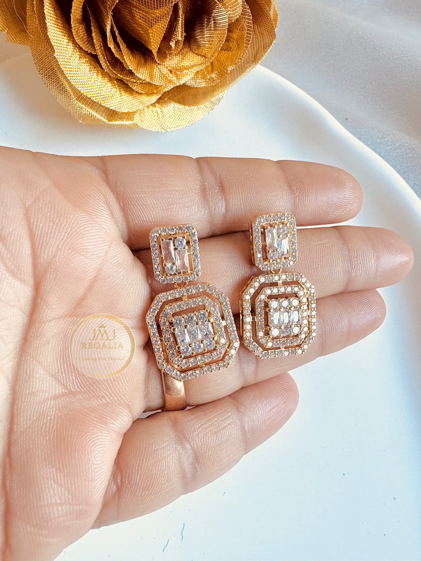 Timeless Allure - AD stone Earrings