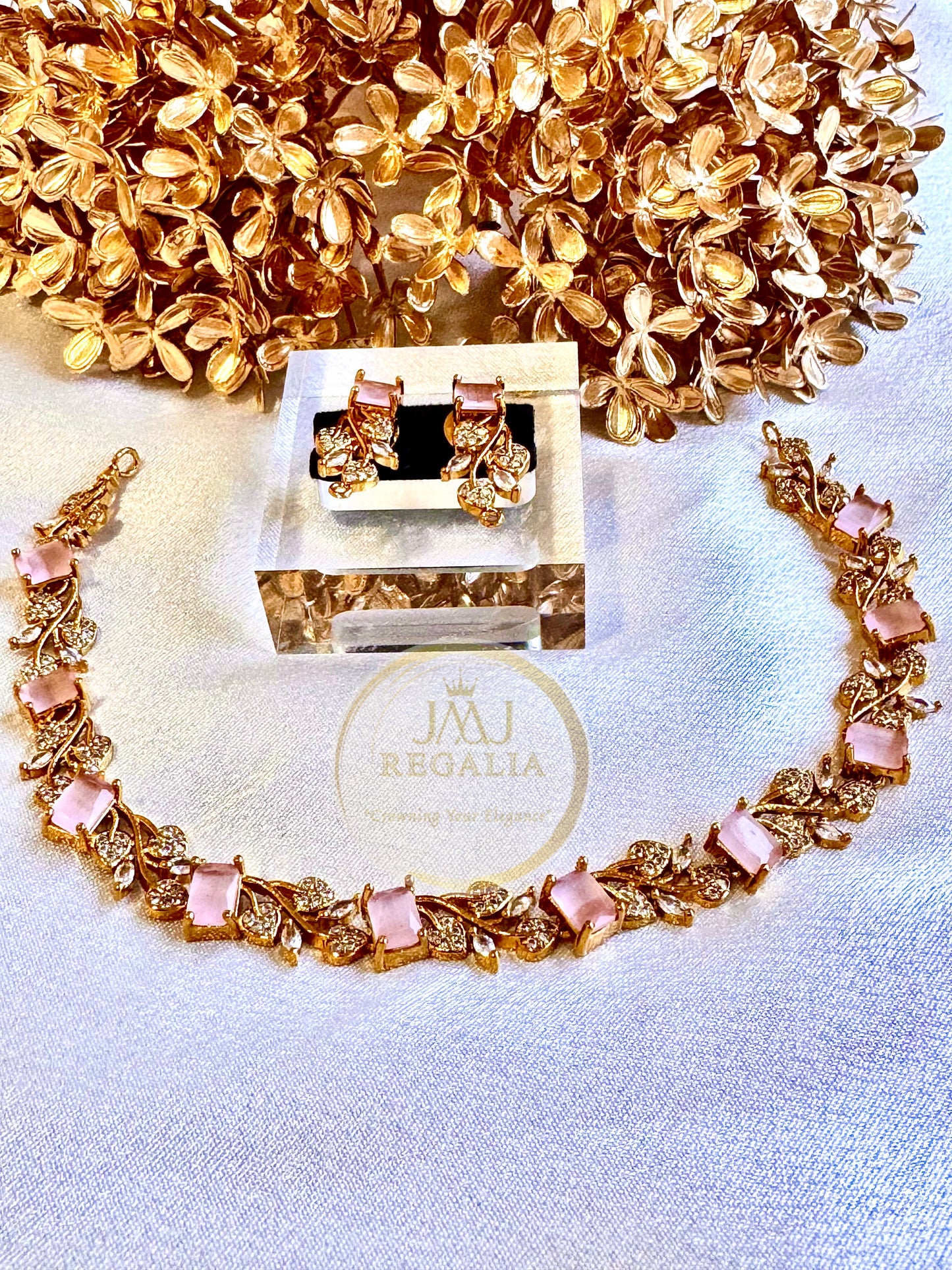 Crystal Mirage - AD stone necklace