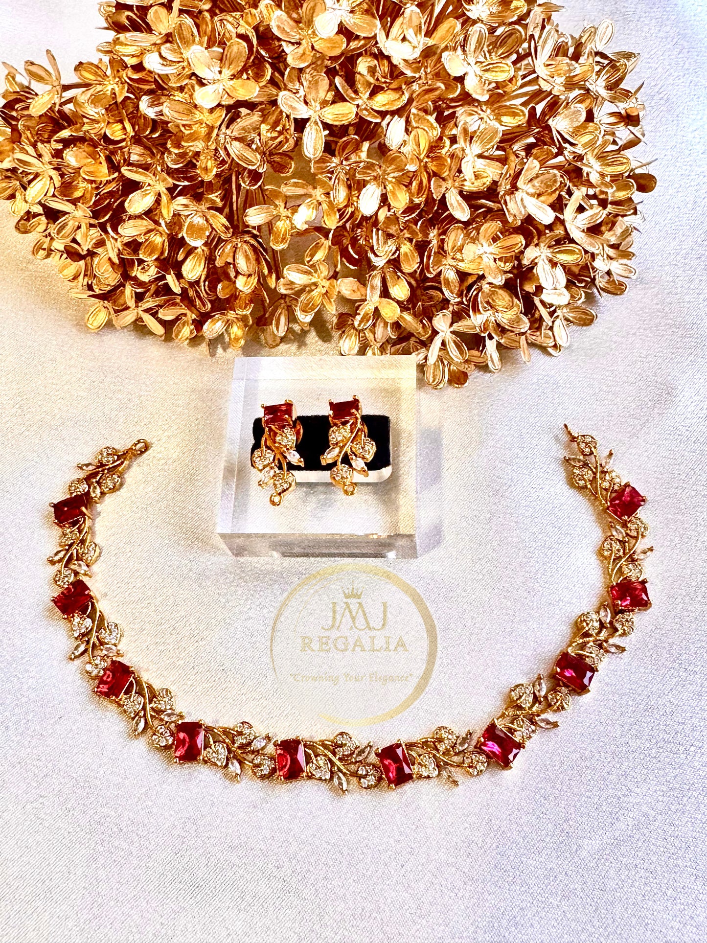 Crystal Mirage - AD stone necklace