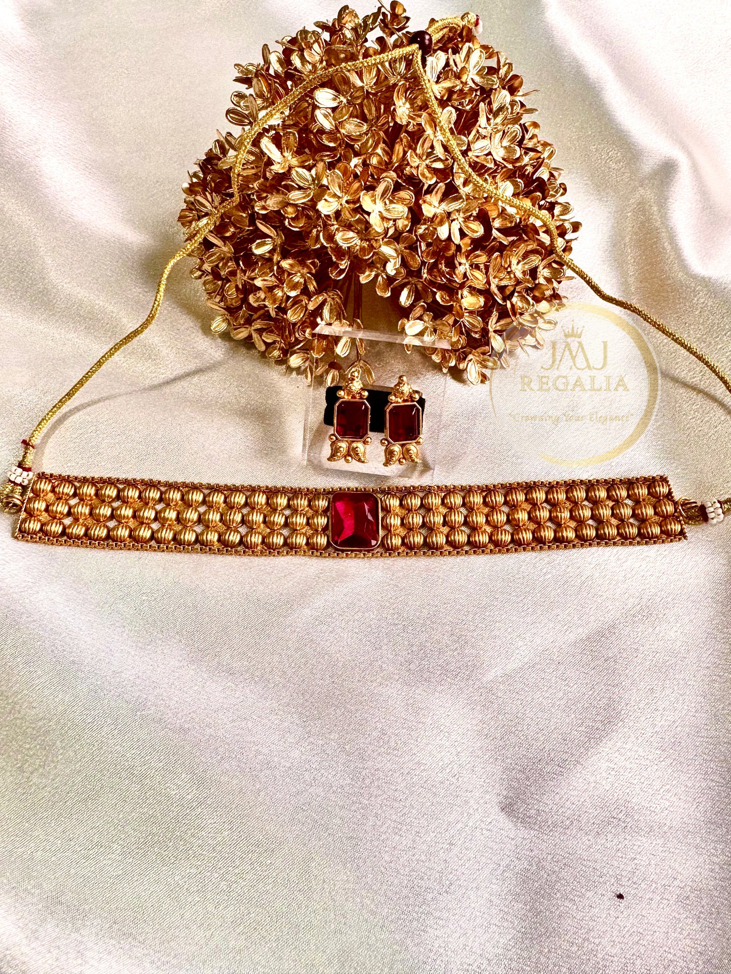 Bindika choker - single stone choker