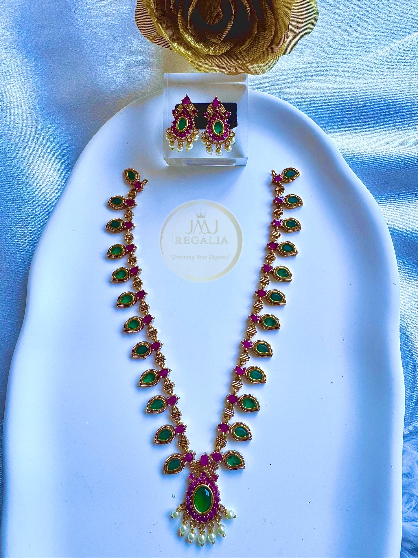 Ahalya Palakka - Kerala traditional style necklace set