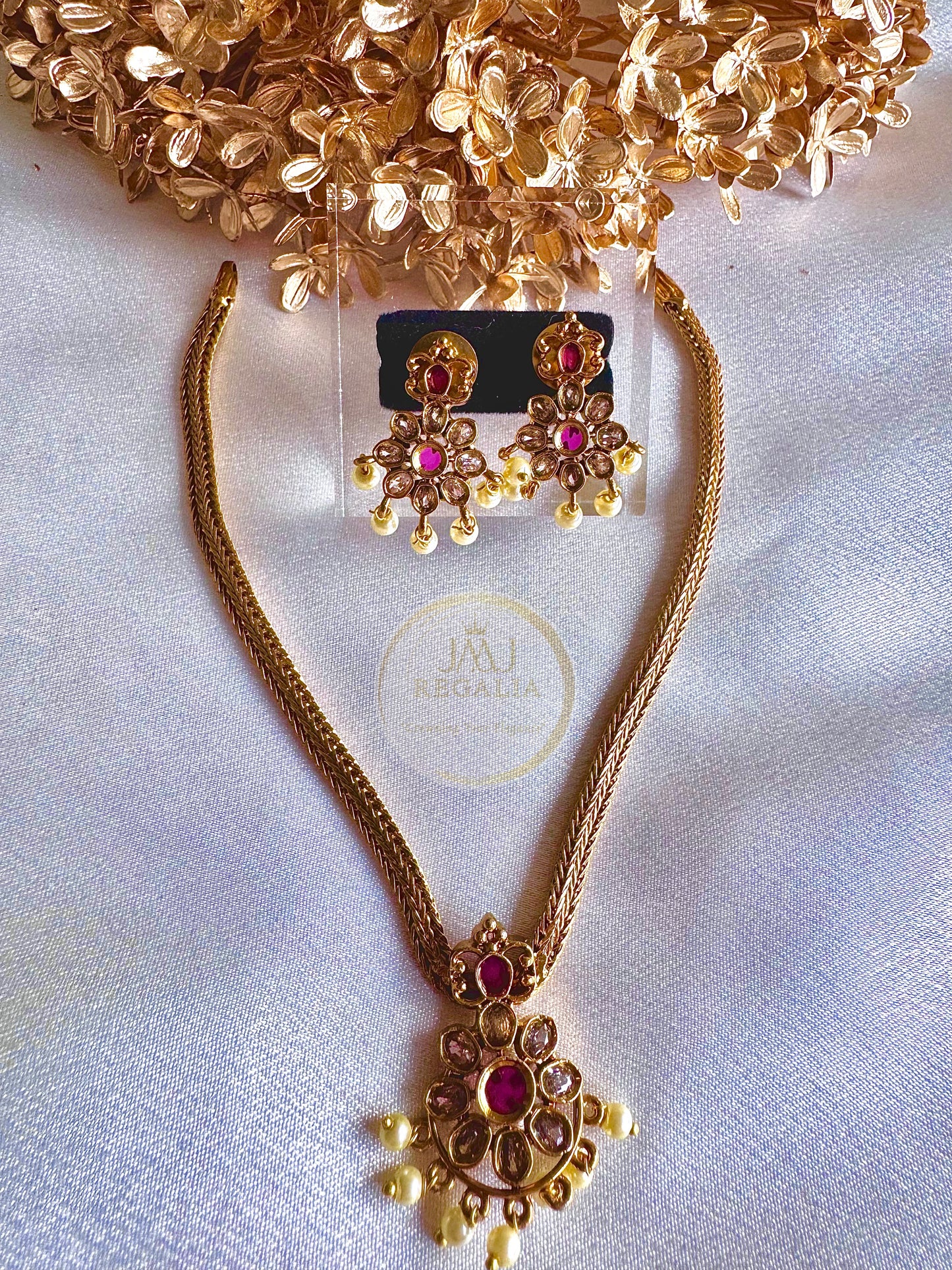 Swarnika - AD Kemp Stone Cute Attigai