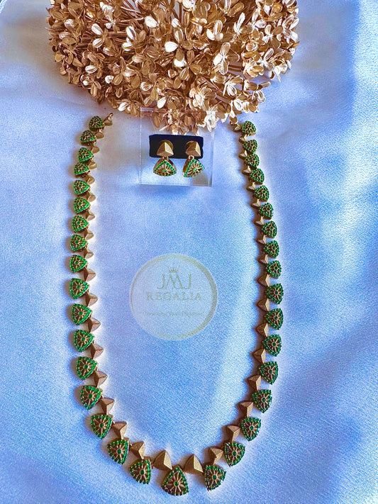 Diamond Lace - AD stone diamond cut necklace