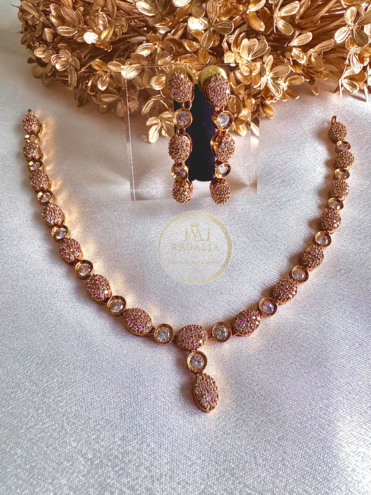 Opulent Mirage - Antique AD stone Necklace set
