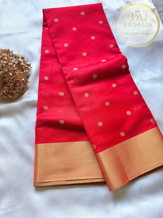 Zarinaa - Cotton Butta zari work Saree