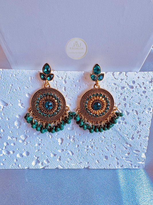 Rani Drops - Tassel flower Earrings