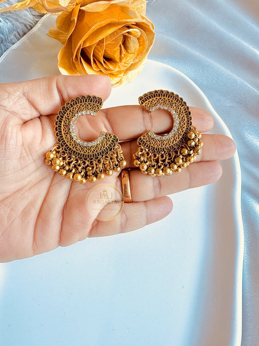 Glimmer Rings - Traditional meenakari metal earcuff