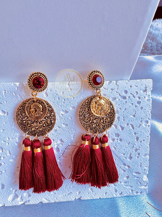 Desi Dhaage - Classic Tassel Earrings