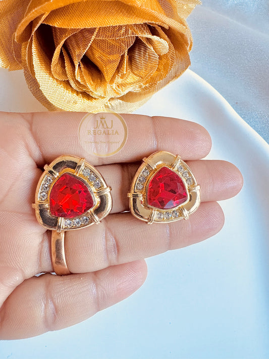 Noor Stud - Single stone earring